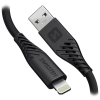 Swissten 71533010 USB-C apa - Lightning apa Adat és töltő kábel 1.5m - Fekete (71533010)