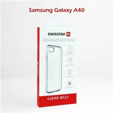 Swissten Clear Jelly Samsung Galaxy A40 készülékhez tok és táska