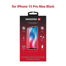 Swissten Full Glue Apple iPhone 16 Pro 3D üvegfólia - fekete mobiltelefon kellék
