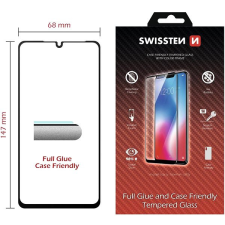 Swissten Full Glue Huawei P30 Lite 3D üvegfólia - fekete mobiltelefon kellék