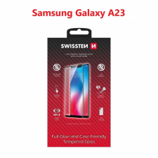 Swissten Full Glue Samsung A235 Galaxy A23 3D üvegfólia - fekete (54501817) mobiltelefon kellék