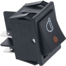  SWITCH DOUBLE-POLE BLACK 16A 250V kisháztartási gépek kiegészítői