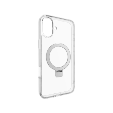 Switcheasy MagStand iPhone16 ütésálló tok kitámasztóval, MagSafe, átlátszó (SPH661171TR24) tok és táska