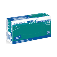  SXPERT100_12 SEMPERGUARD XPERT (NITRIL) KÉK PÚDER NÉLKÜLI VIZSGÁLÓ KESZTYŰ XL 90 DB/DOBOZ (PROH)