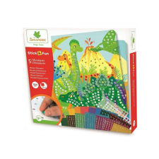 Sycomore Stick'N Fun Dinoszauruszos mozaikkép készítő szett kreatív és készségfejlesztő