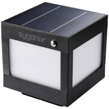 Sygonix napelemes kerti lámpa fekete (SY-5593808) kültéri világítás