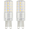 Sygonix SY-6442040 LED EEK E (A - G) G9 Izzólámpa forma 4.8 W = 48 W Melegfehér (Ø x H) 18 mm x 59 mm 2 db (SY-6442040)