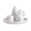 SYLVAN SPIRIT porcelán gyertyatartó, mókus 8cm
