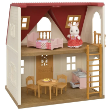 Sylvanian Families Alap ház piros tetővel, új játékfigura