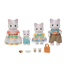 Sylvanian Families Sylvanian családok-Familia Pisicutelor Latte figurák játékfigura