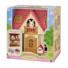 Sylvanian - Piros tetős kezdőház szett játékfigura