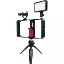 SYNCO Vlogger Kit 1 vlogging szett okostelefonokhoz, mikrofon, LED, mini állvány, mobiltelefon cage (SY-VKIT-1) mikrofon