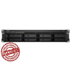 Synology RS1221+ AMD Ryzen V1500B 4x2,2GHz, 4GB DDR4 , 4x1GbE, 3x3.2USB NAS 8 Fiókos