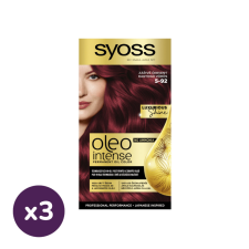 Syoss Color Oleo intenzív olaj hajfesték 5-92 ragyogó vörös (3x1 db) hajfesték, színező