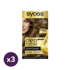 Syoss Color Oleo intenzív olaj hajfesték 6-80 mogyoró szőke (3x1 db) hajfesték, színező