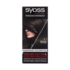 Syoss Permanent Coloration hajfesték 50 ml nőknek 3-1 Dark Brown hajfesték, színező