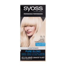 Syoss Permanent Coloration Lightener hajfesték 50 ml nőknek 13-5 Platinum Lightener hajfesték, színező