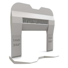 System Leveling D.O.O. Szintezö klipsz 1mm (2000ks) barkácsolás, csiszolás, rögzítés
