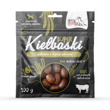  Syta Micha kolbászka marhahússal és tengeri algával 100g jutalomfalat kutyáknak