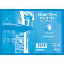  Szabadságengedély 50x2 lapos SilverBall nyomtatvány