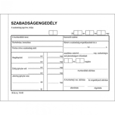  SZABADSÁGENGEDÉLY A6 50X2 LAPOS nyomtatvány