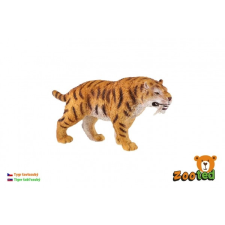  Szablyafogú tigris műanyag figura játékfigura