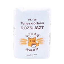  Szabó Malom teljes kiőrlésű rozsliszt rl-190 1000 g alapvető élelmiszer