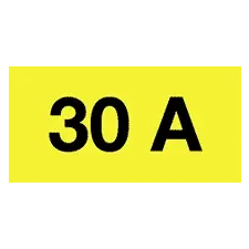 Szabvanytabla.hu 30 A - öntapadó , 20 x 10 mm információs címke