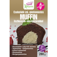 Szafi Reform csokoládés ízű muffin lisztkeverék édesítőszerrel 280 g alapvető élelmiszer