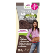 Szafi Reform Étcsokoládé ízű muffin lisztkeverék édesítőszerrel (280 g) alapvető élelmiszer