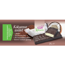 Szafi Reform Szafi Reform kókuszos szelet 25 g csokoládé és édesség
