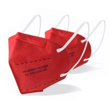 Szájmaszk KN95, FFP2 piros maszk, felnőtt szájmaszk csomagban védőmaszk