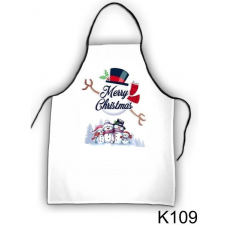  Szakács kötény, hóemberek, karácsony ajándéktárgy