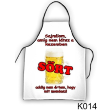  Szakács kötény, Sajnálom, amíg nem látsz a kezemben sört ajándéktárgy