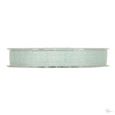  Szalag csillogós textil 15 mm x 20 m menta dekorációs kellék