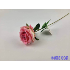  Szálas bársonyos rózsa 51 cm - Rózsaszín dekoráció