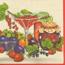  Szalvéta - Befőtt dekorációs kellék