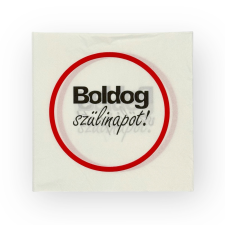  Szalvéta, Boldog Születésnapot, 22,5 cm, 6db papírárú, csomagoló és tárolóeszköz