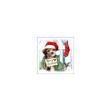 Szalvéta Christmas puppy papírárú, csomagoló és tárolóeszköz