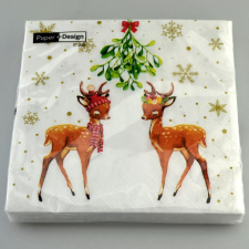  Szalvéta – fagyöngy, őzikék papírárú, csomagoló és tárolóeszköz