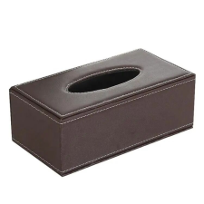 Szalvétadoboz, ökológiai bőr, méretei 24x12x8,5 cm, színe Barna ABYZ™ konyhai eszköz