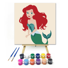 Számfestő A kis sellő - gyerek számfestő készlet kreatív és készségfejlesztő