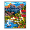 Számfestő Alpesi táj - számfestő készlet