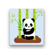 Számfestő Aranyos Panda - gyerek számfestő készlet kreatív és készségfejlesztő