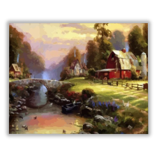 Számfestő Erdei falu - számfestő készlet kreatív és készségfejlesztő