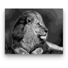 Számfestő Fekvő oroszlán - számfestő készlet kreatív és készségfejlesztő