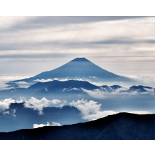 Számfestő Fuji hegy - vászonkép grafika, keretezett kép