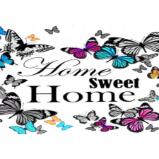 Számfestő Home Sweet Home - gyémántszemes kirakó kreatív és készségfejlesztő
