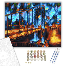 Számfestő.hu A híd - számfestő készlet – 40×50 cm (Keretre feszítve) kreatív és készségfejlesztő