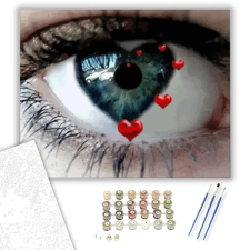 Számfestő.hu A szememben - számfestő készlet – 80×100 cm (Keret nélkül) kreatív és készségfejlesztő